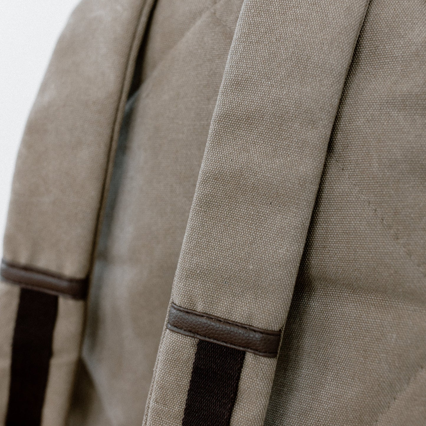 "Right On Time" Canvas Backpack