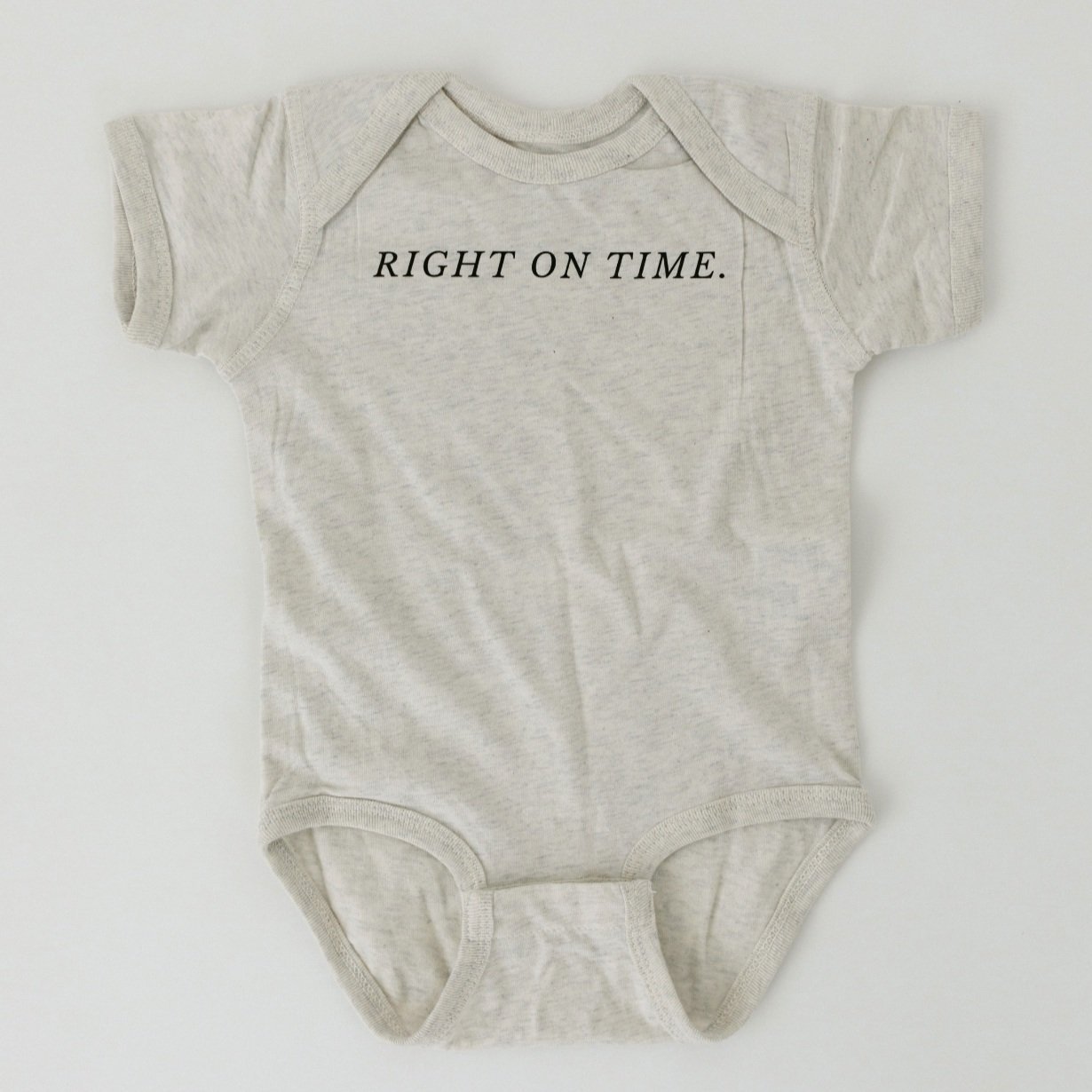 “Right on Time” Onesie