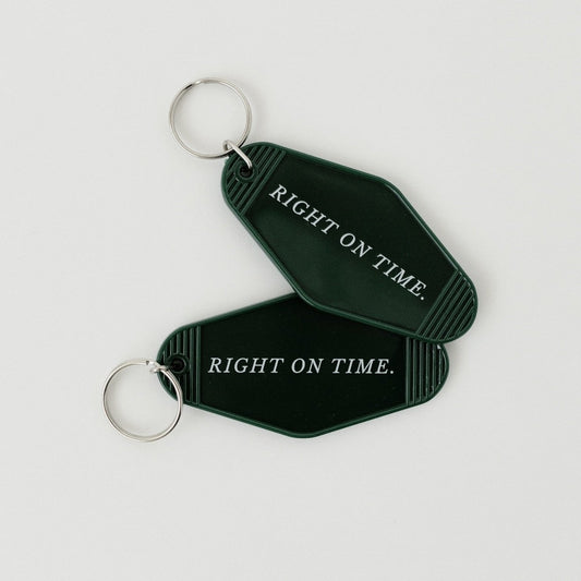 "Right on Time" Keychain