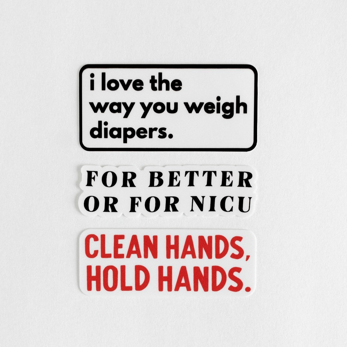 "In Sickness & In Health" Stickers