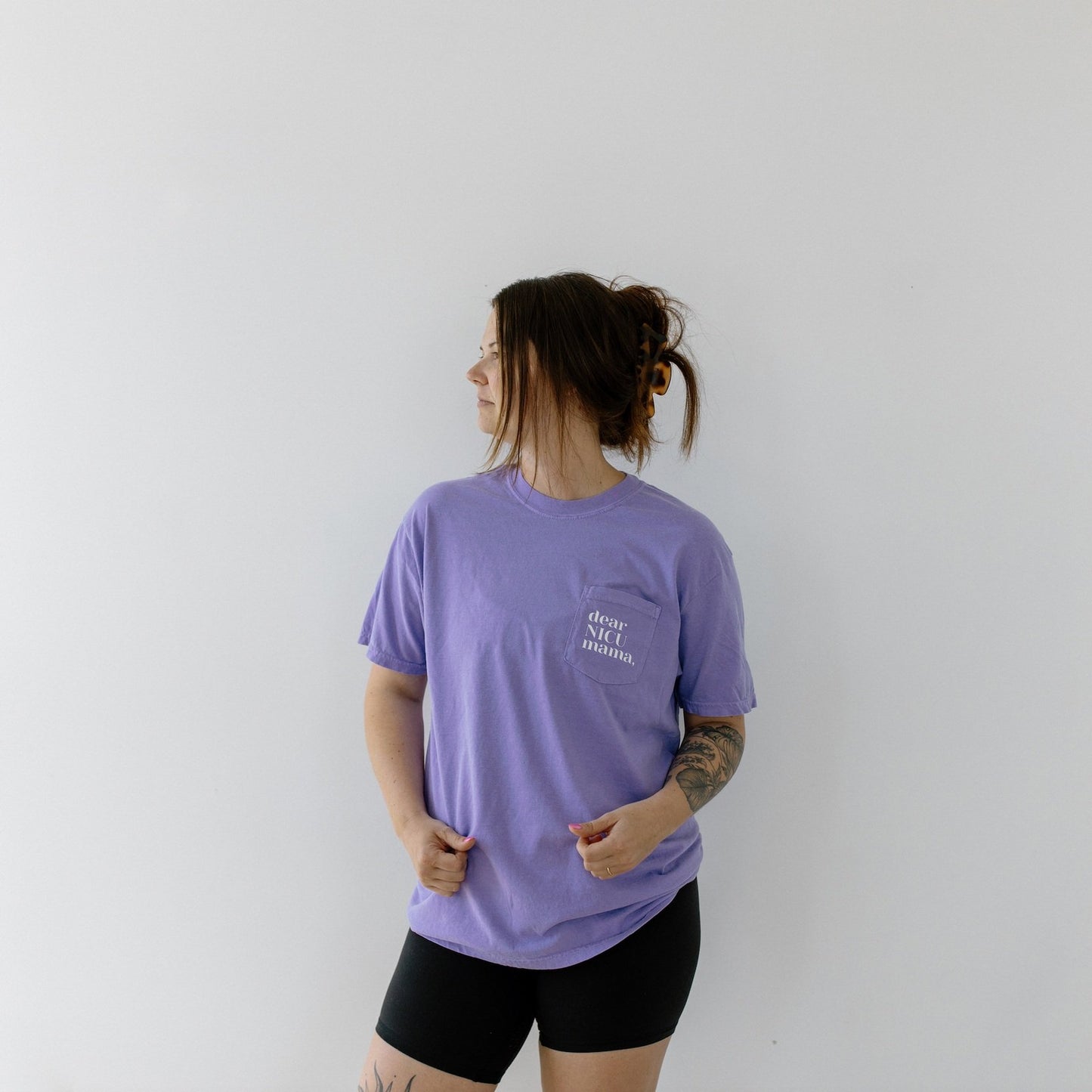 Violet "Be Proud of Who You've Become" Short-Sleeve Pocket Tee (Limited Edition!)