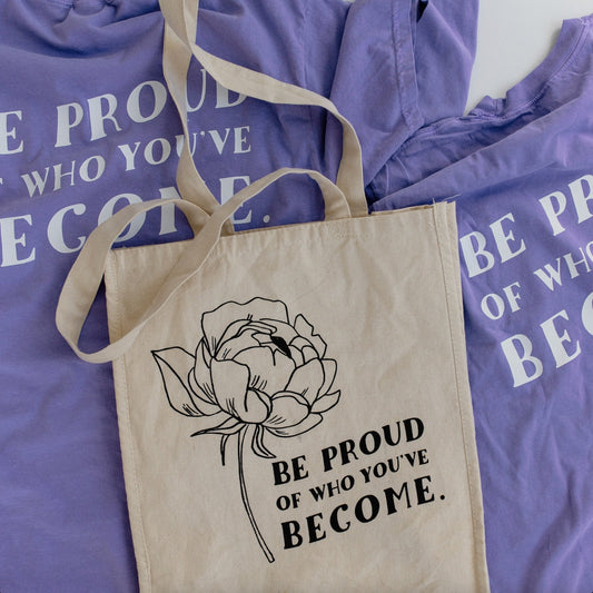 Violet "Be Proud of Who You've Become" Short-Sleeve Pocket Tee (Limited Edition!)