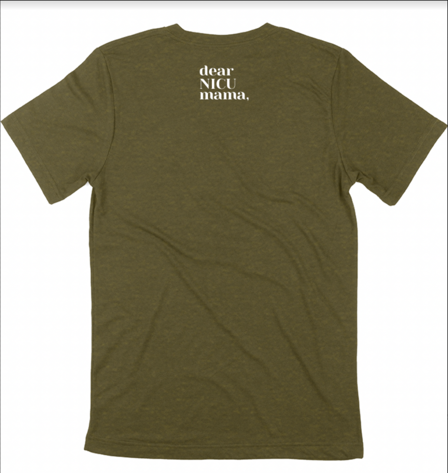 Olive Green "Proud NICU Dad" Tee