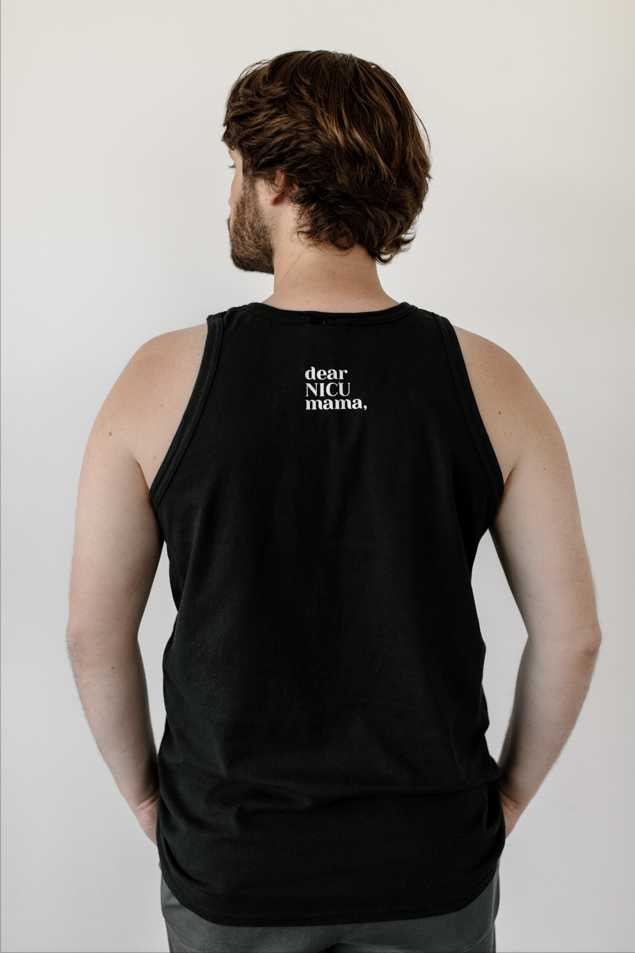 Black "Proud NICU Dad" Tank