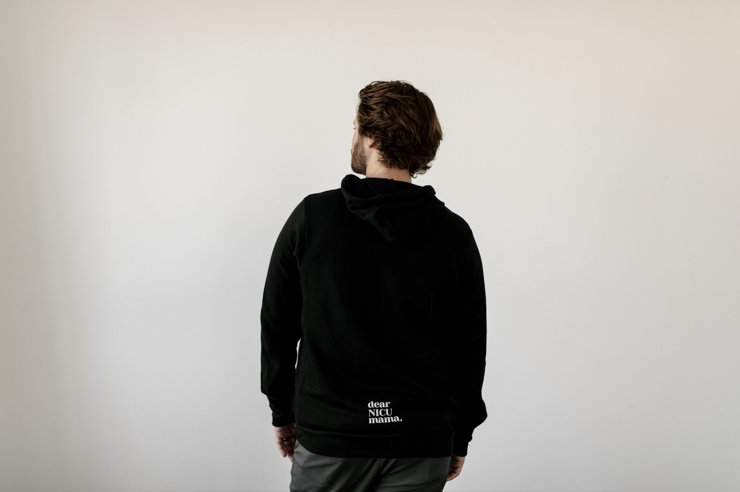 Black "Proud NICU Parent" Hoodie