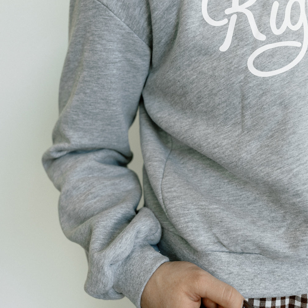 NEW “Right on Time” Bubble Sleeve Sweatshirt