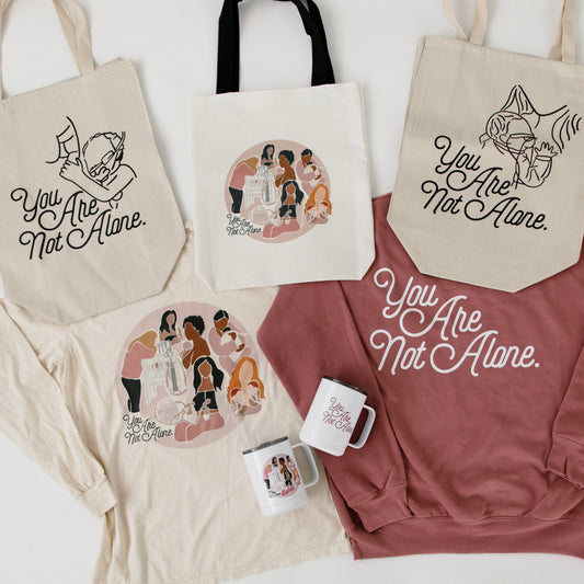 Ivory "You Are Not Alone" NICU Motherhood Long Sleeve