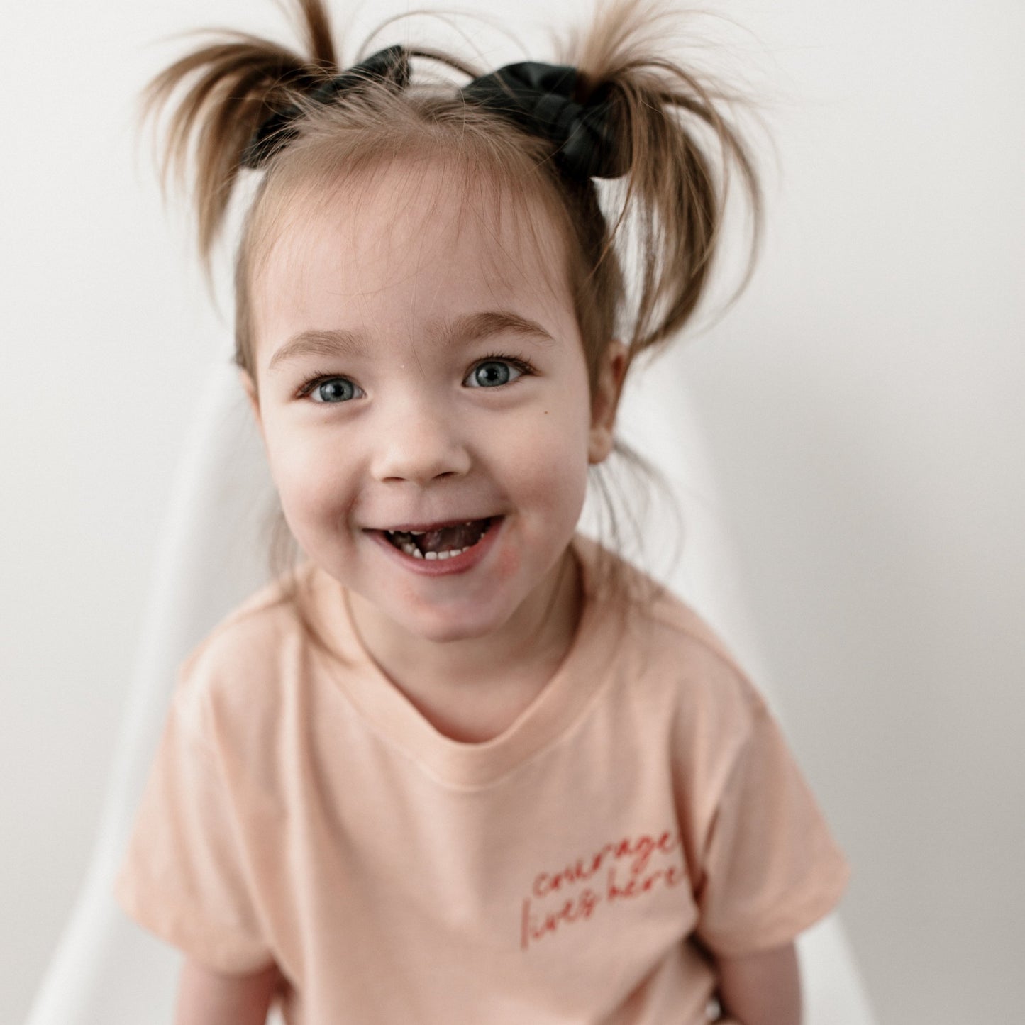 "Courage Lives Here" Youth Short Sleeve Tee