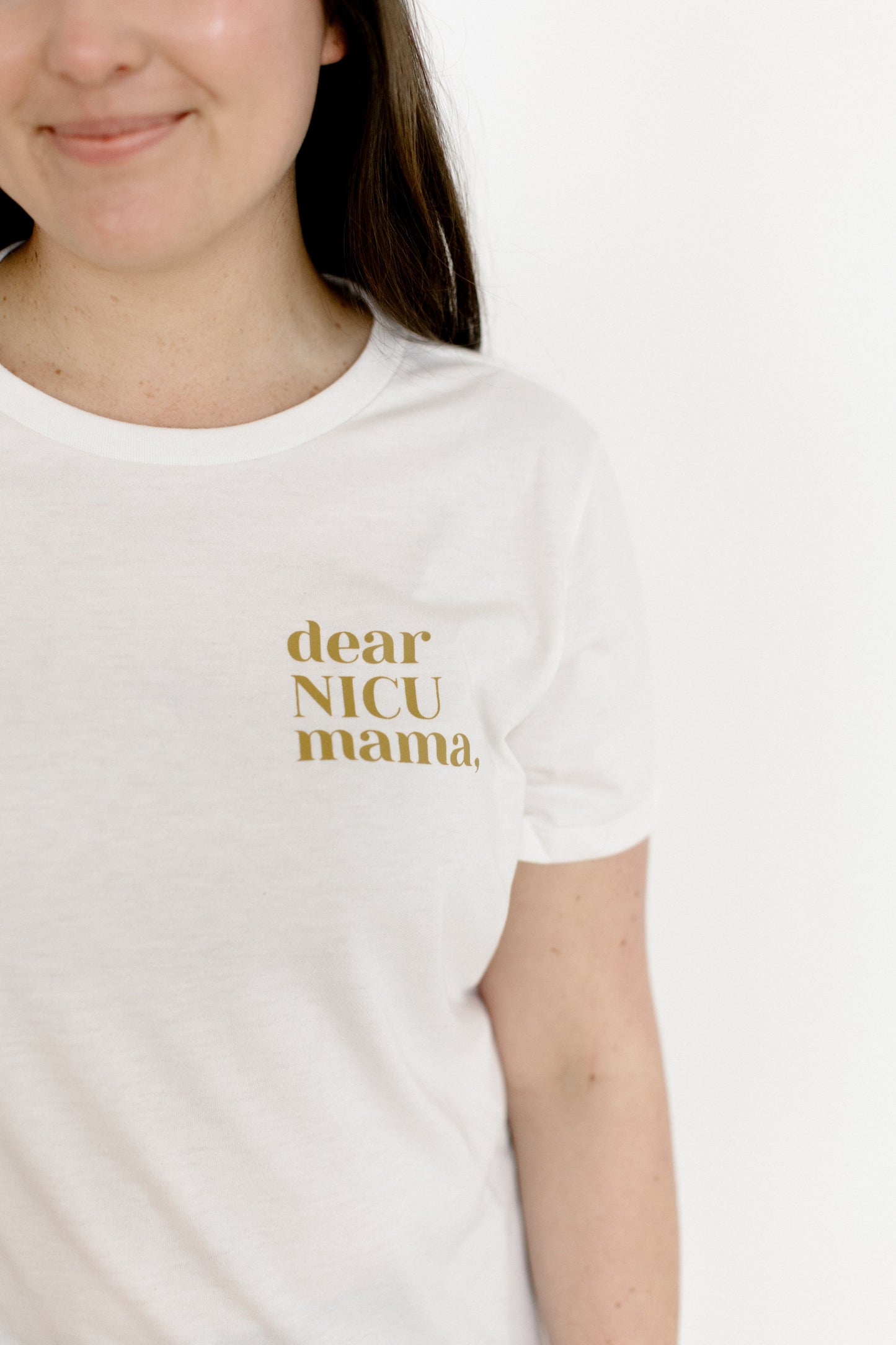 Gold "Healing is Lifelong" Ladies Tee