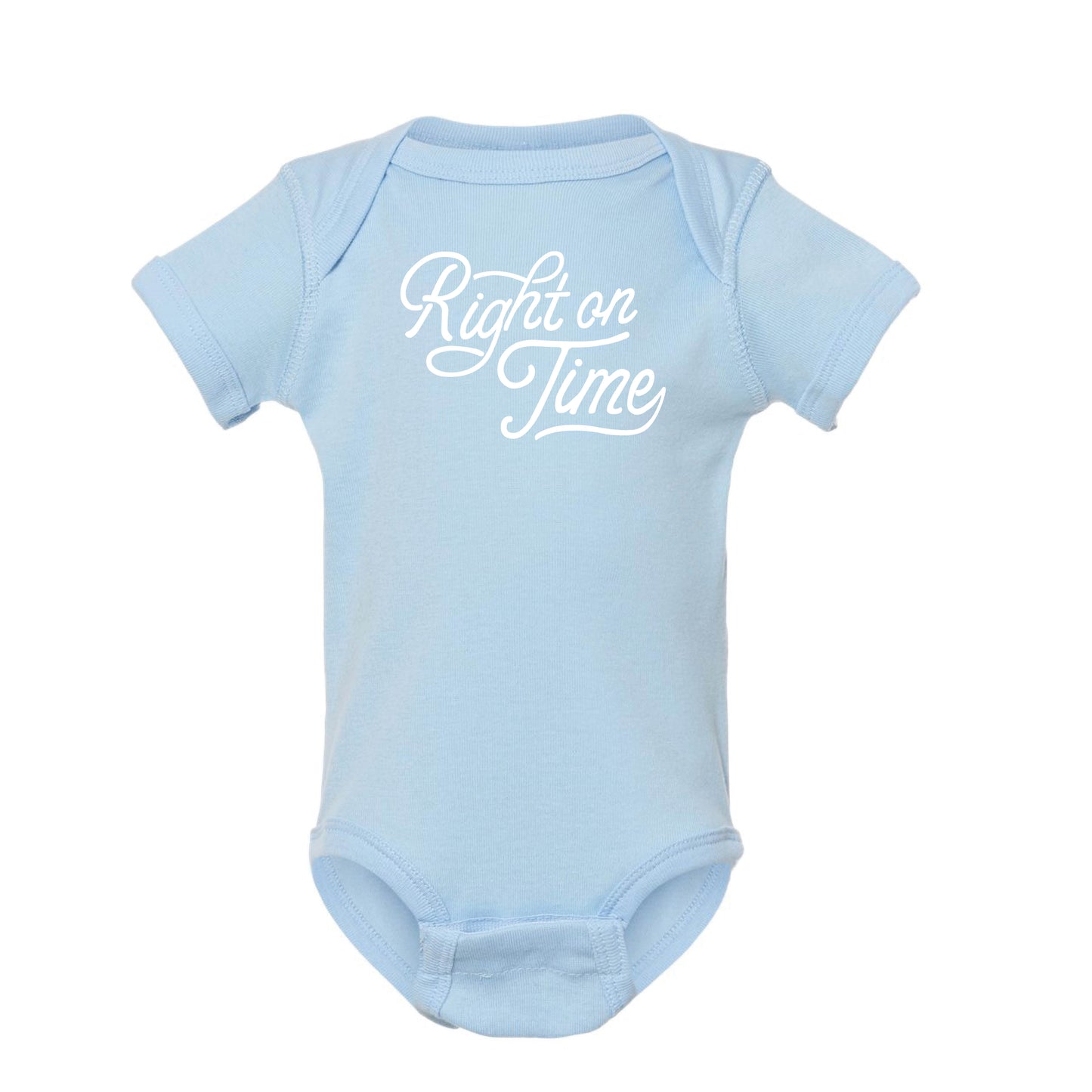 NEW “Right on Time” Onesie