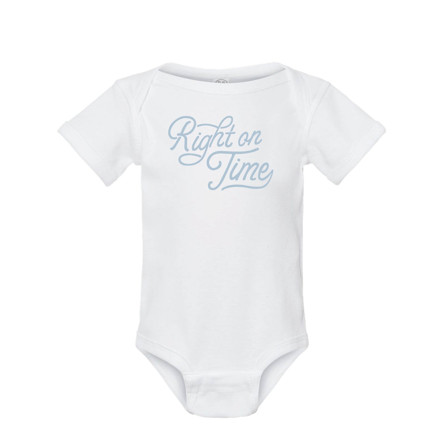 NEW “Right on Time” Onesie