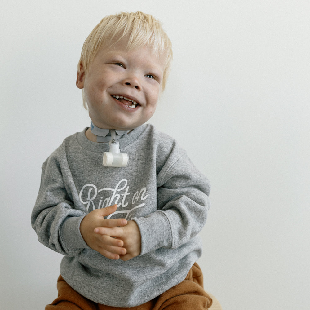 NEW "Right On Time" Toddler Crewneck Sweatshirt