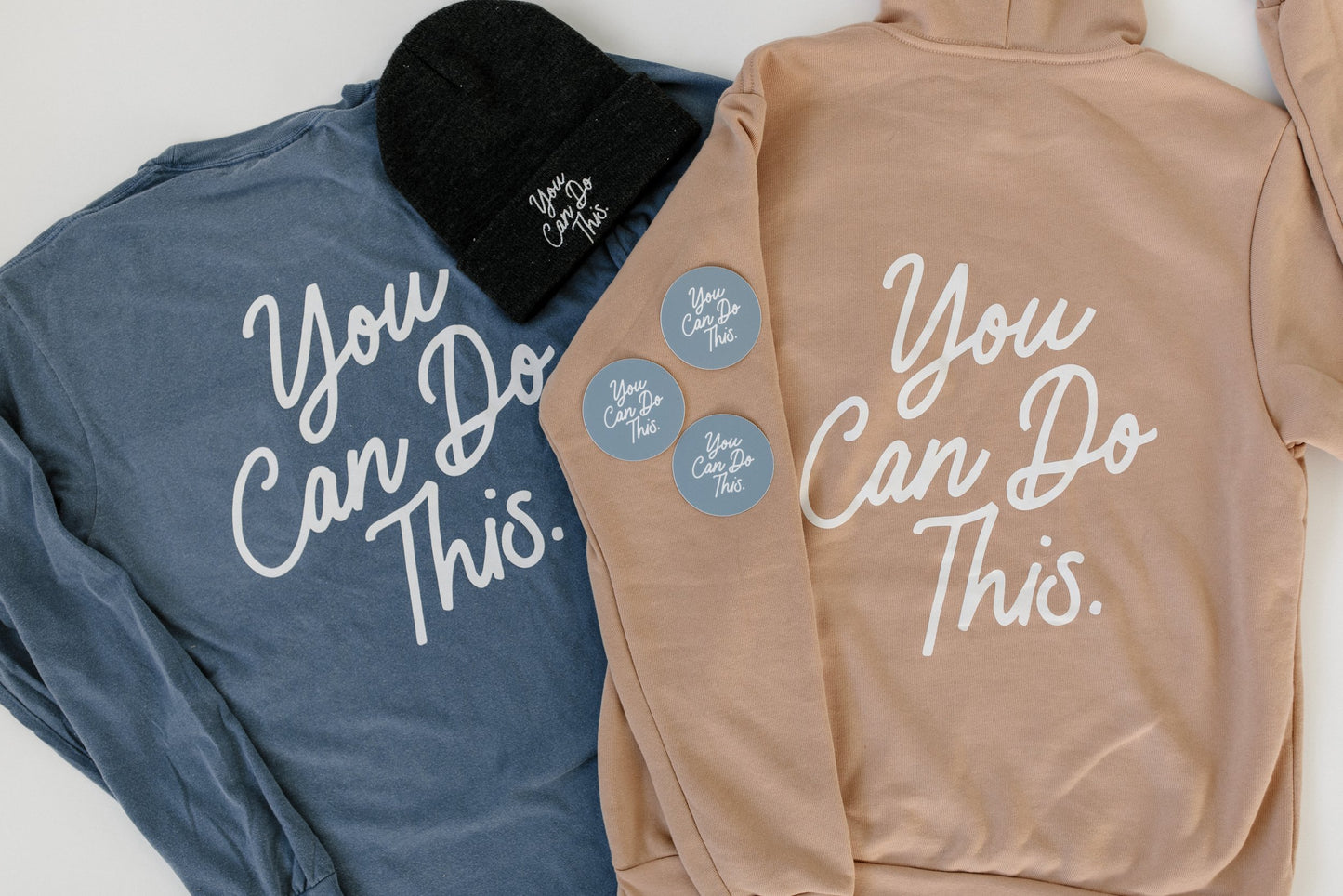 Tan "You Can Do This" Hoodie