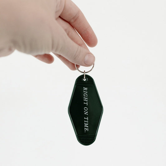 "Right on Time" Keychain