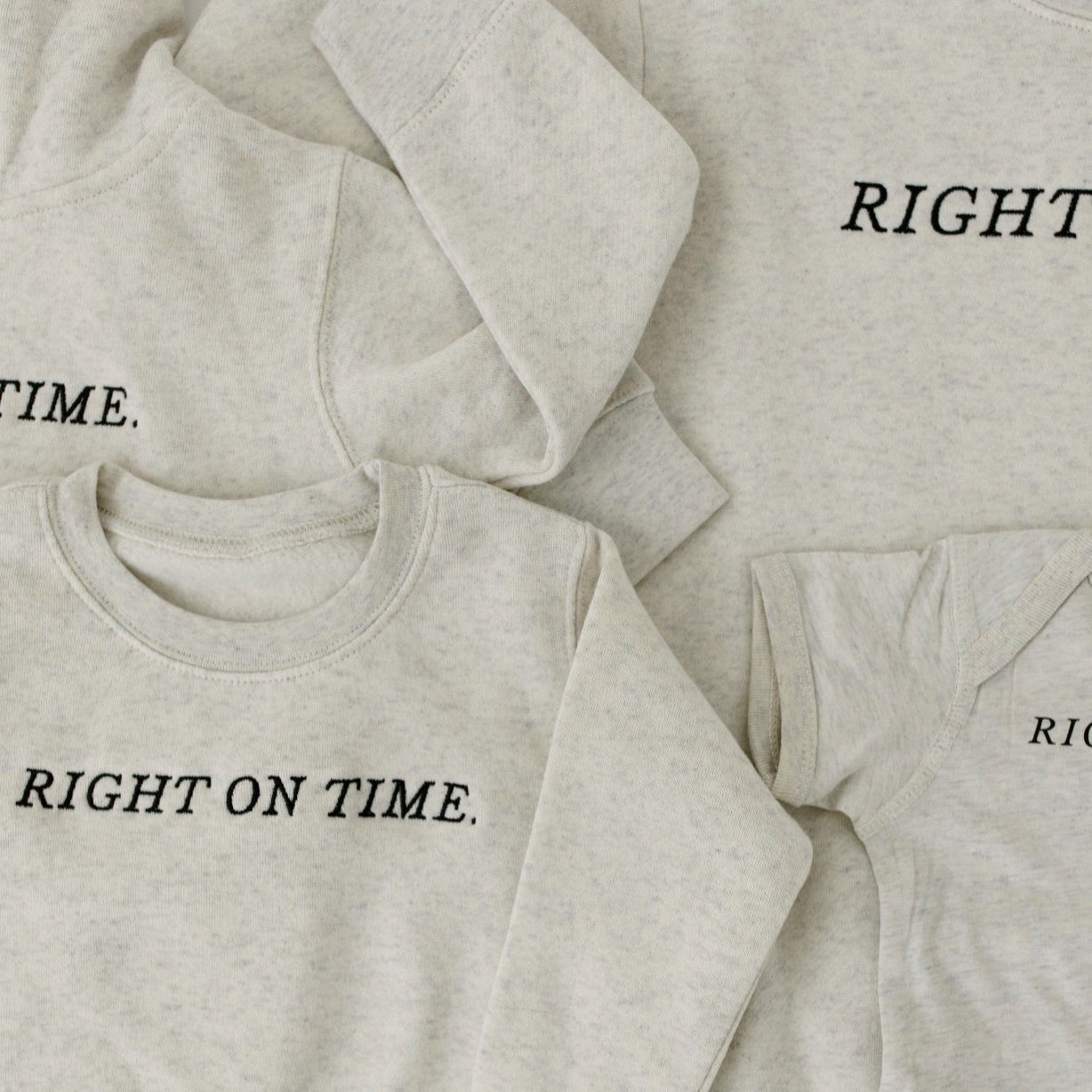 “Right on Time” Youth Crewneck Sweatshirt