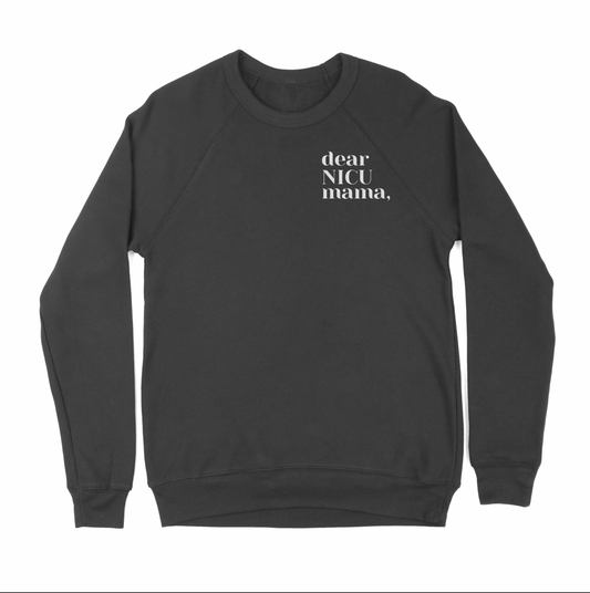 Soft Grey "You Are Braver Than You Feel" Crewneck Sweatshirt