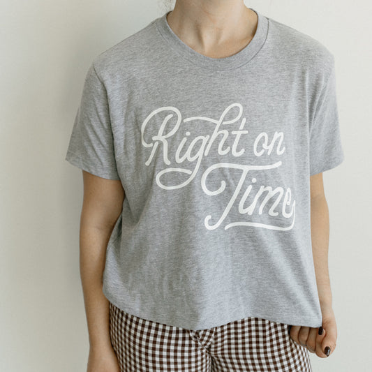NEW "Right On Time" Heavyweight Boxy T-Shirt