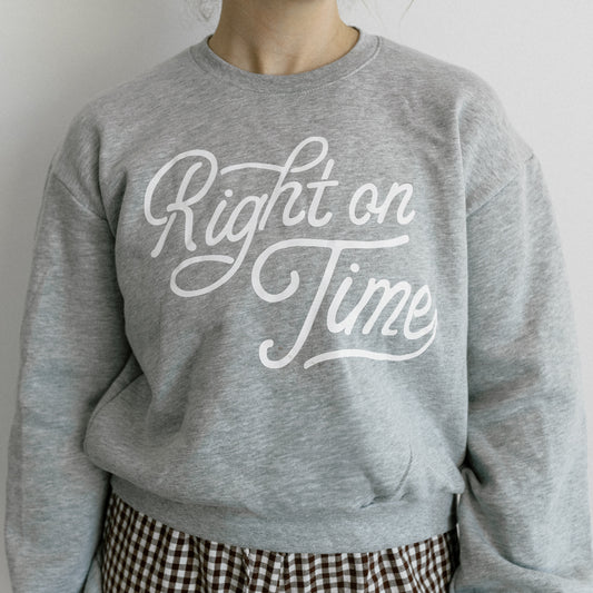 NEW “Right on Time” Bubble Sleeve Sweatshirt