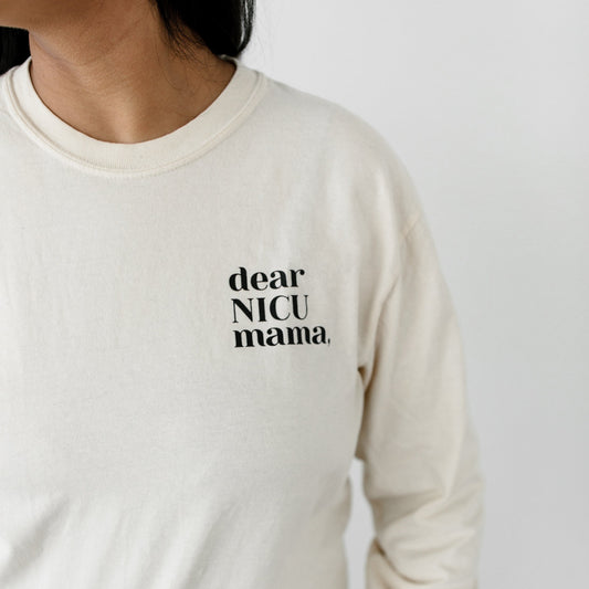 Ivory "You Are Not Alone" NICU Motherhood Long Sleeve