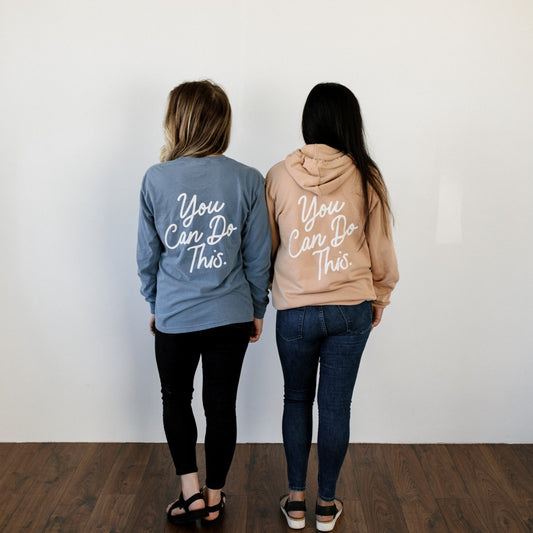 Tan "You Can Do This" Hoodie
